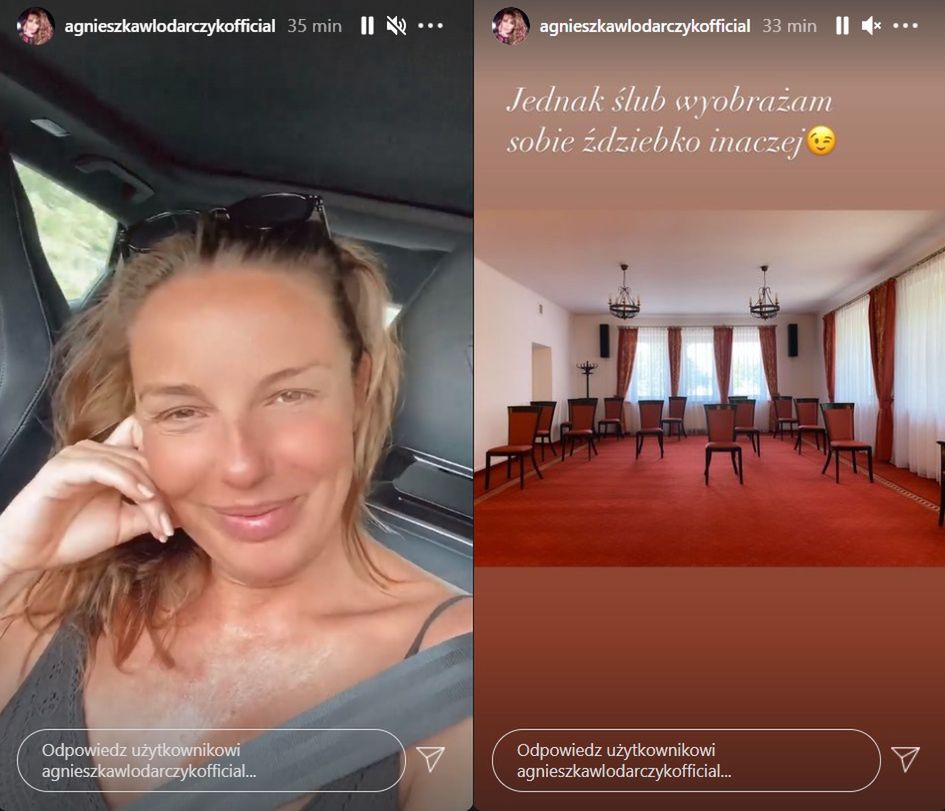 Agnieszka Włodarczyk była w Urzędzie Stanu Cywilnego