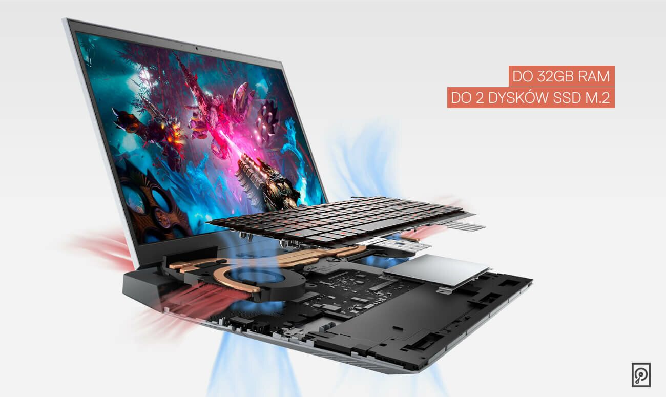 Laptop DELL G15 5515-9274 15.6" R5-5600H 8GB RAM 512GB SSD GeForce RTX3050  