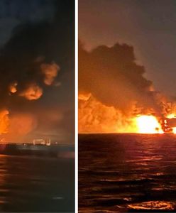 Eksplozje na Morzu Czarnym. Dwa tankowce z "floty cieni" Rosji w ogniu