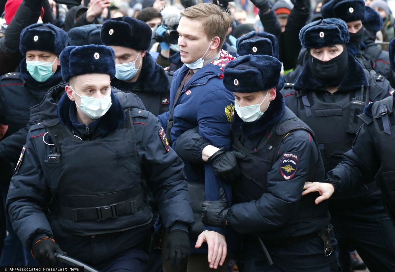 Rosja. Protesty w obronie Nawalnego. Są pierwsi zatrzymani
