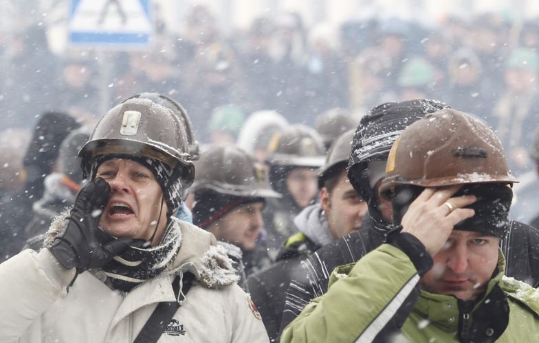 Protest JSW. Protest kontynuuje prawie 5 tysięcy górników