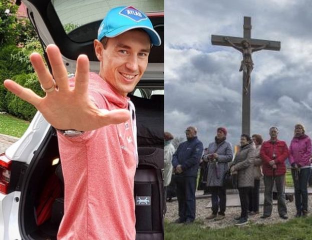 Kamil Stoch też poparł "Różaniec do granic". Internauci szydzą: "Cyrk, kompletna paranoja!"