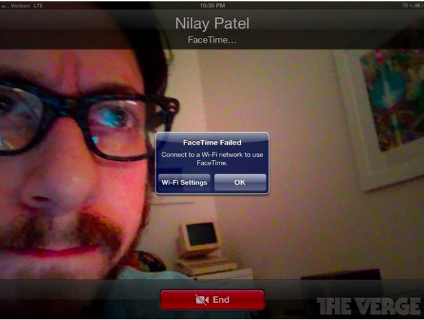 Face Time przez LTE w nowym iPadzie? Zapomnij!