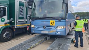 Gorzów: Kontrole autobusów na S3. Pojazdy z niesprawnymi hamulcami