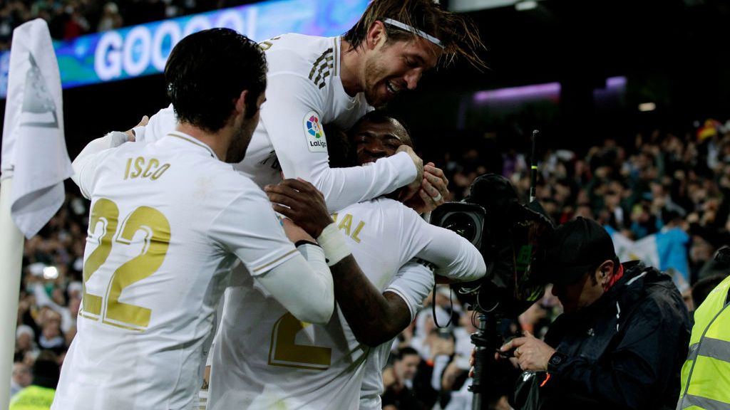 Zdjęcie okładkowe artykułu: Getty Images / Bustamante/Soccrates / Na zdjęciu: radość piłkarze Realu Madryt