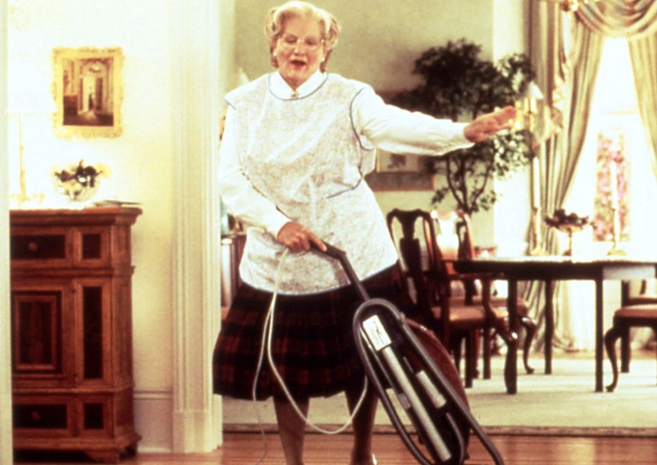 Robin Williams as Mrs. Doubtfire