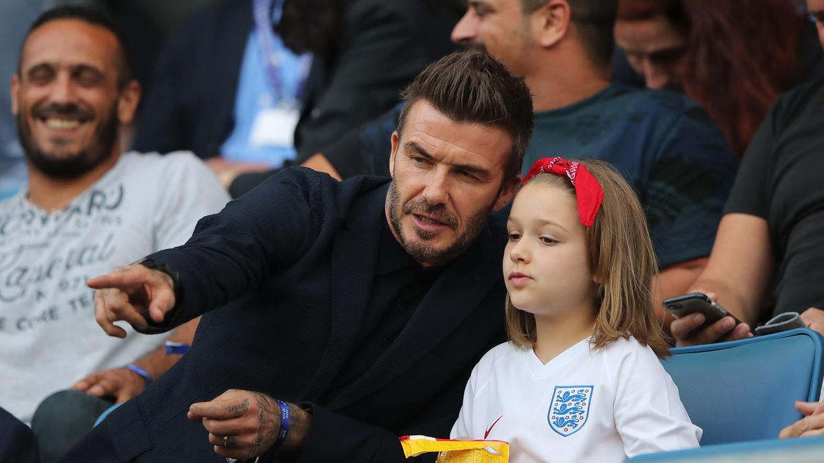 Getty Images / Molly Darlington / David Beckham z córką Harper.