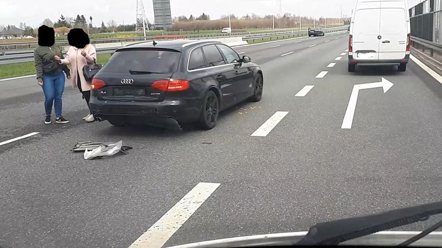 Zderzenia audi i forda na obwodnicy Lublina S12/S17