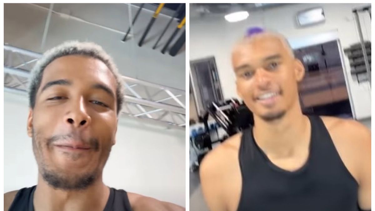 Instagram / jeremysochan / Na zdjęciu: Jeremy Sochan (z lewej) i Victor Wembanyama