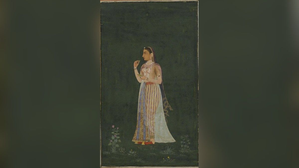Jahanara Begum w wieku 18 lat na miniaturze z 1632 roku.