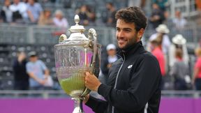 ATP Londyn: pierwszy mistrz z Włoch w historii Queen's Clubu. Matteo Berrettini spełnił marzenie