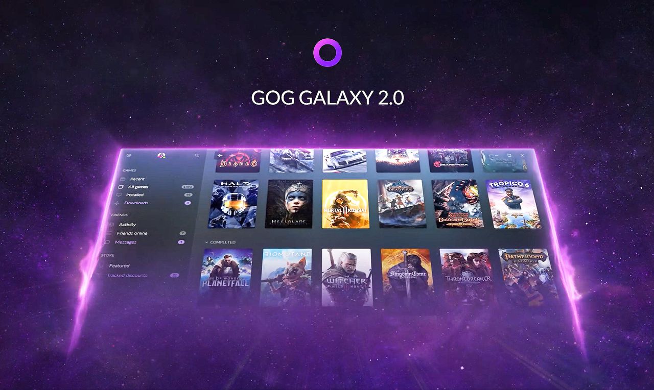 GOG Galaxy 2.0 od teraz z oficjalną integracją Epic Games Store fot. GOG