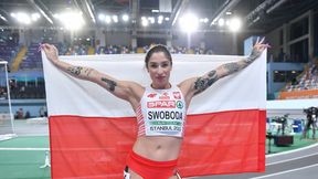 Ewa Swoboda szczęśliwa po srebrnym medalu HME