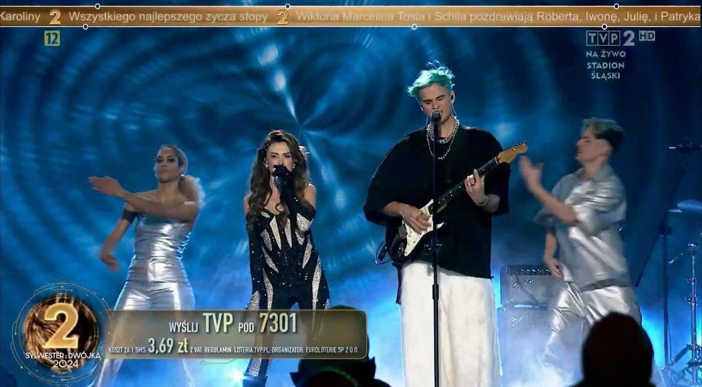 Wersow podczas występu w TVP
