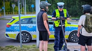 Ponad 520 kontroli jednośladów. Policja sprawdzała rowerzystów i użytkowników hulajnóg