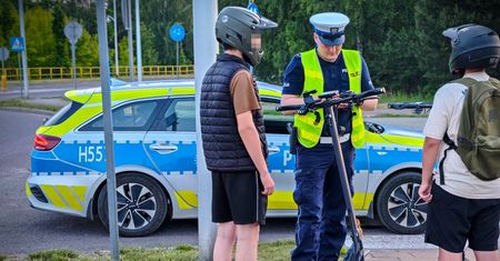 Ponad 520 kontroli jednośladów. Policja sprawdzała rowerzystów i użytkowników hulajnóg
