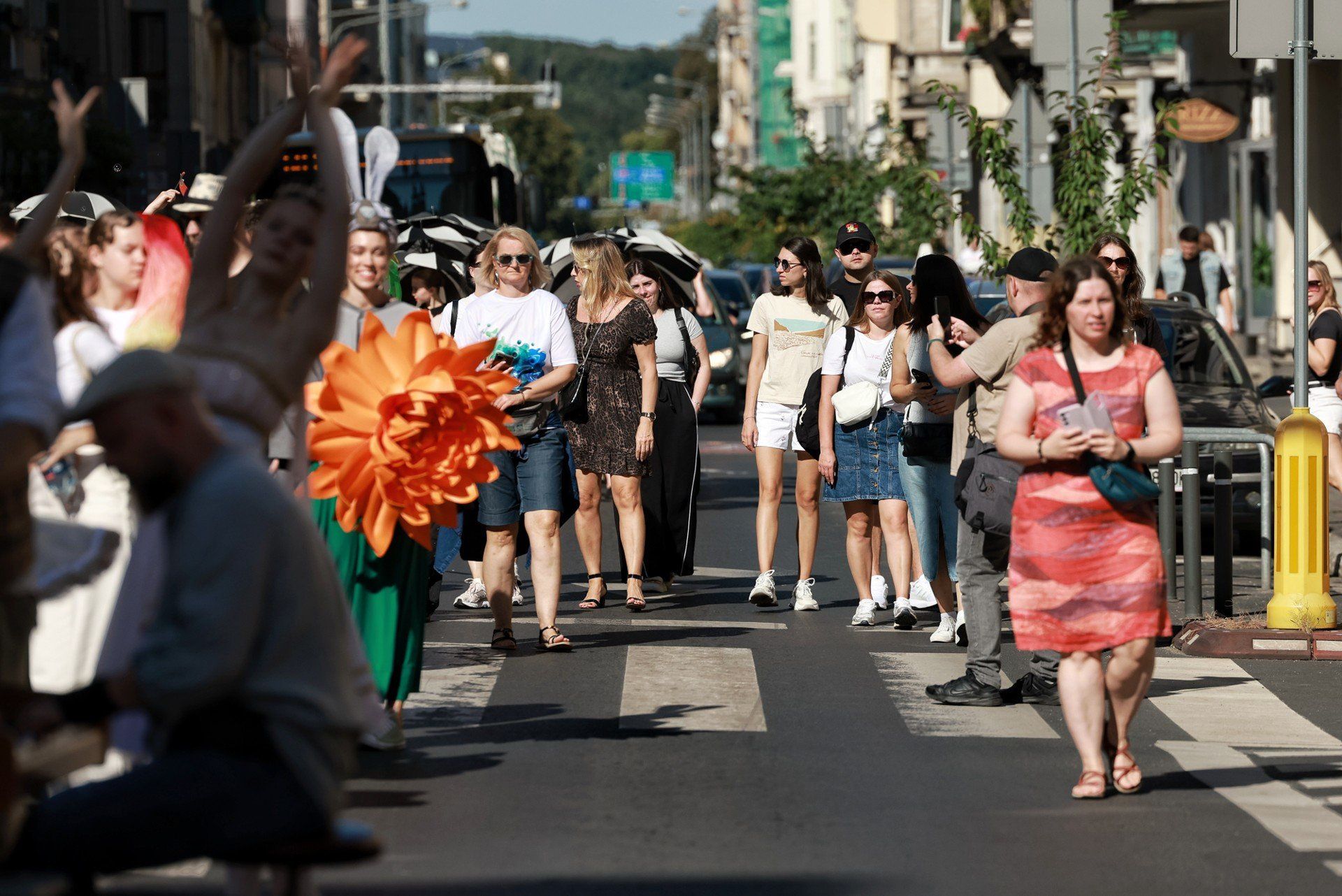 20250921 Poznań, Święto Fyrtla Garbary, parada uliczna ulica Garbary