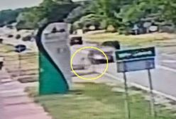 Wjechał rowerem wprost pod auto. Kierowca robił, co mógł