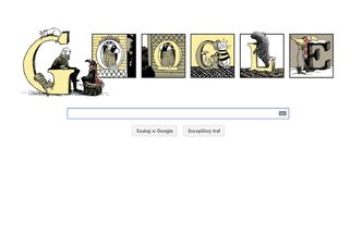 Edward Gorey. Doodle od Google w 88. rocznicę jego urodzin
