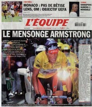 Okładka "L'Equipe" z 2006 roku fot. domena publiczna