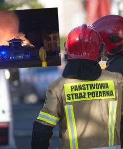 Ogromny pożar w Warszawie. Supermarket w ogniu