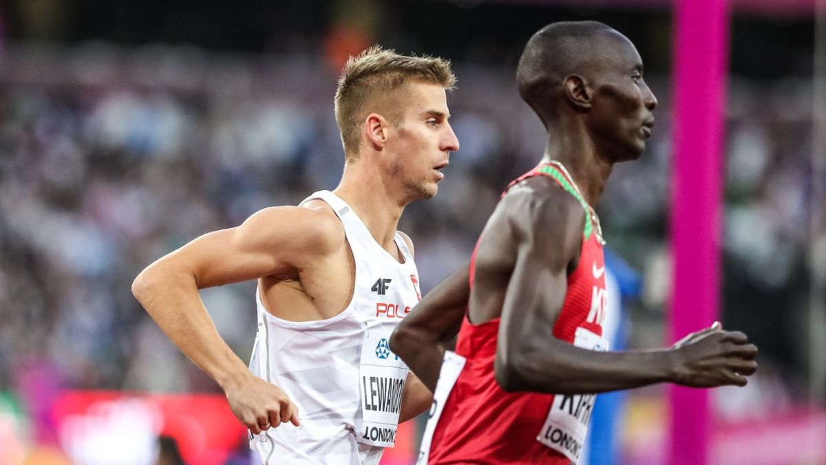 Marcin Lewandowski i Asbel Kiprop podczas MŚ 2017 w Londynie