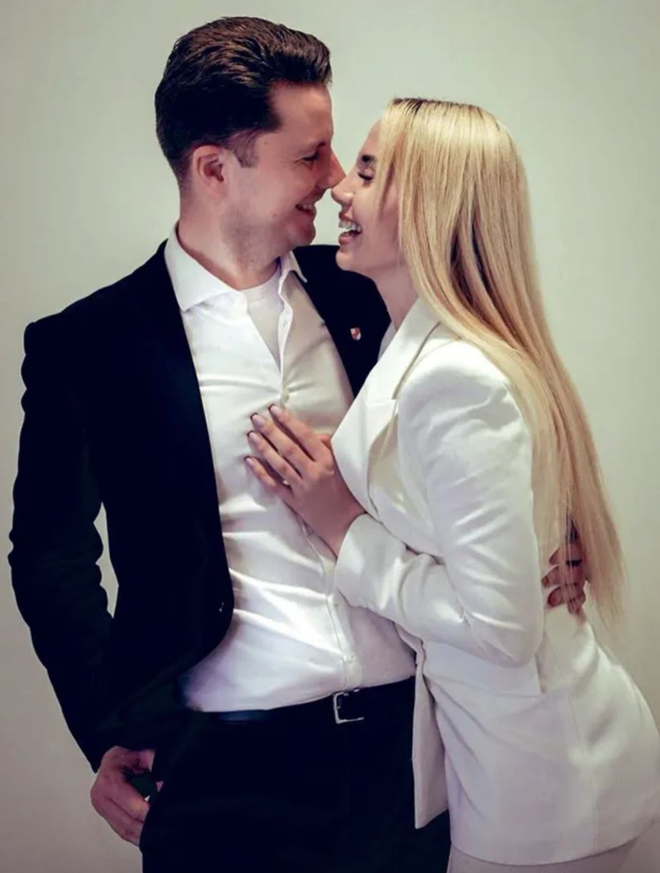 Marianna Schreiber i Piotr Korczarowski
