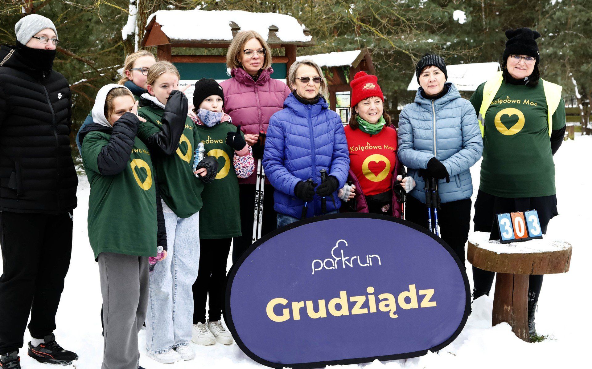 303. Parkrun Grudziądz z Kolędową Mocą