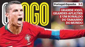 Mundial 2018. "Boski", "Potwór". Hiszpańska i portugalska prasa pod wrażeniem Cristiano Ronaldo