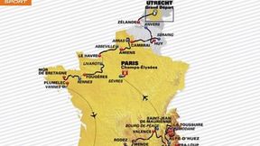 Start w Holandii, meta w Paryżu. Zobacz trasę Tour de France!
