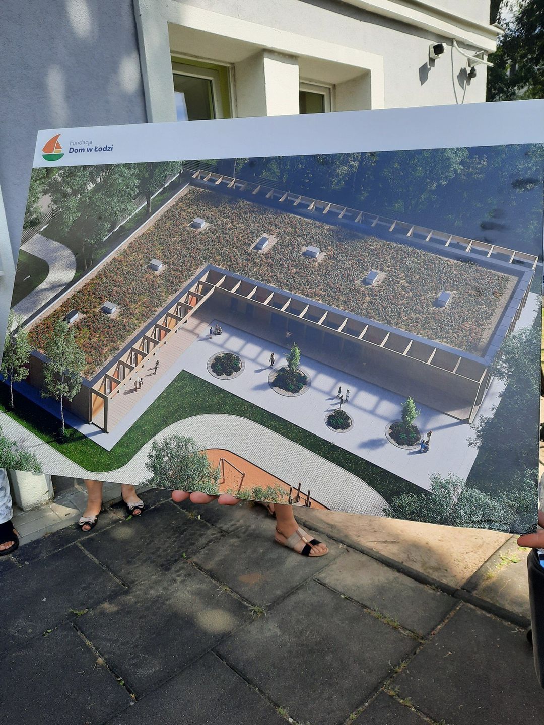 Tak będzie wyglądał nowy dom z góry.