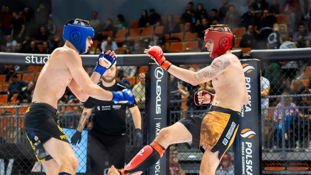 Materiały prasowe / Zmagania podczas zawodów MMA Polska