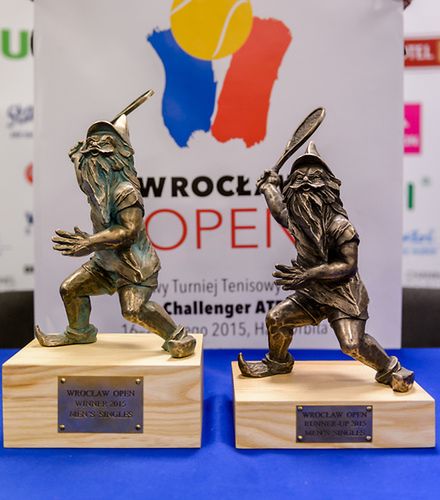 Triumfator turnieju otrzyma statuetkę - krasnala tenisistę (foto: Biuro Prasowe Wrocław Open)