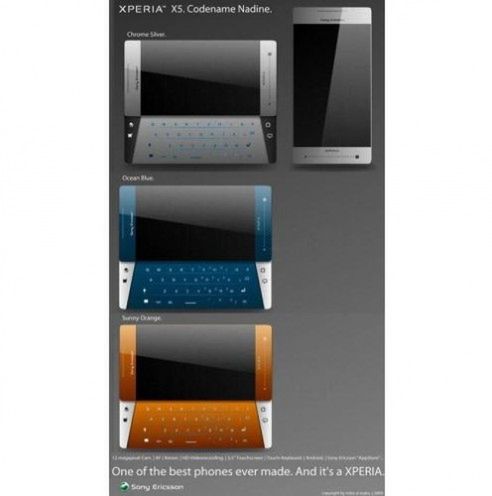 Sony Ericsson Xperia X5 Nadine: koncept czy fake? 1
