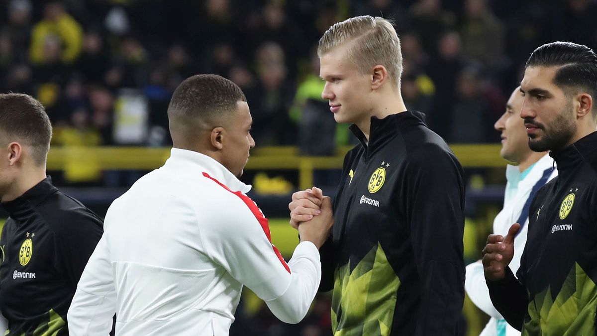 Zdjęcie okładkowe artykułu: Getty Images / Alex Grimm / Na zdjęciu: Kylian Mbappe i Erling Haaland