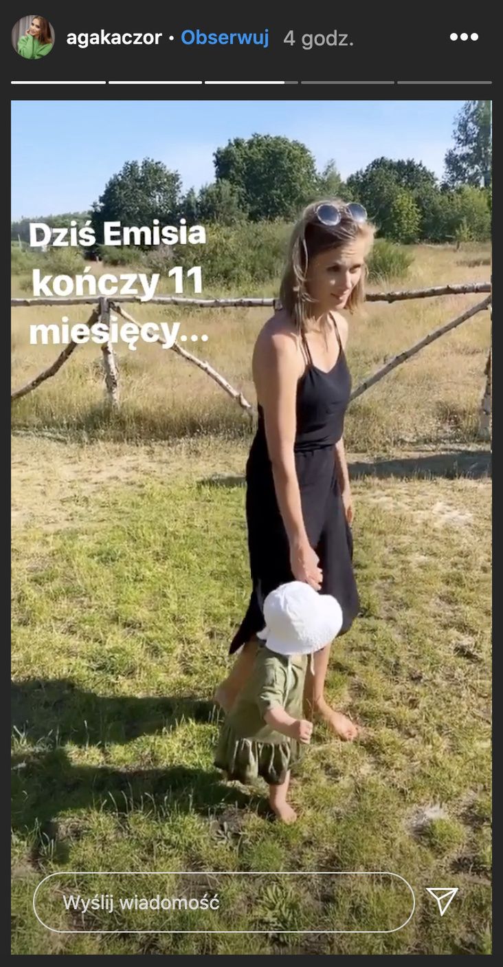 Agnieszka Kaczorowska chwali się szczupłą sylwetką