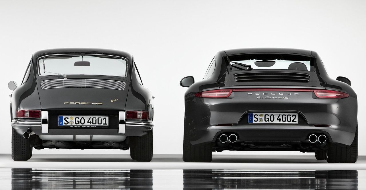 Tak rozrosło się Porsche 911 na przestrzeni 60 lat (fot. Porsche)