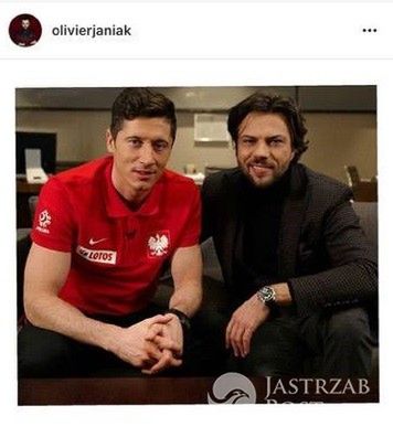 Olivier Janiak kibicuje Polakom w meczu z Rumunią