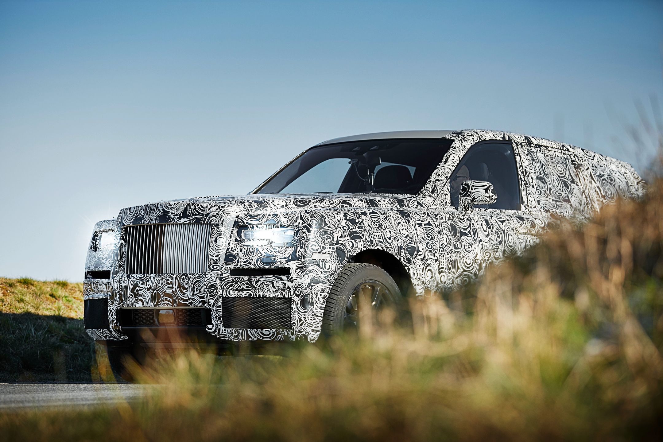 Zamaskowany Rolls-Royce Cullinan
