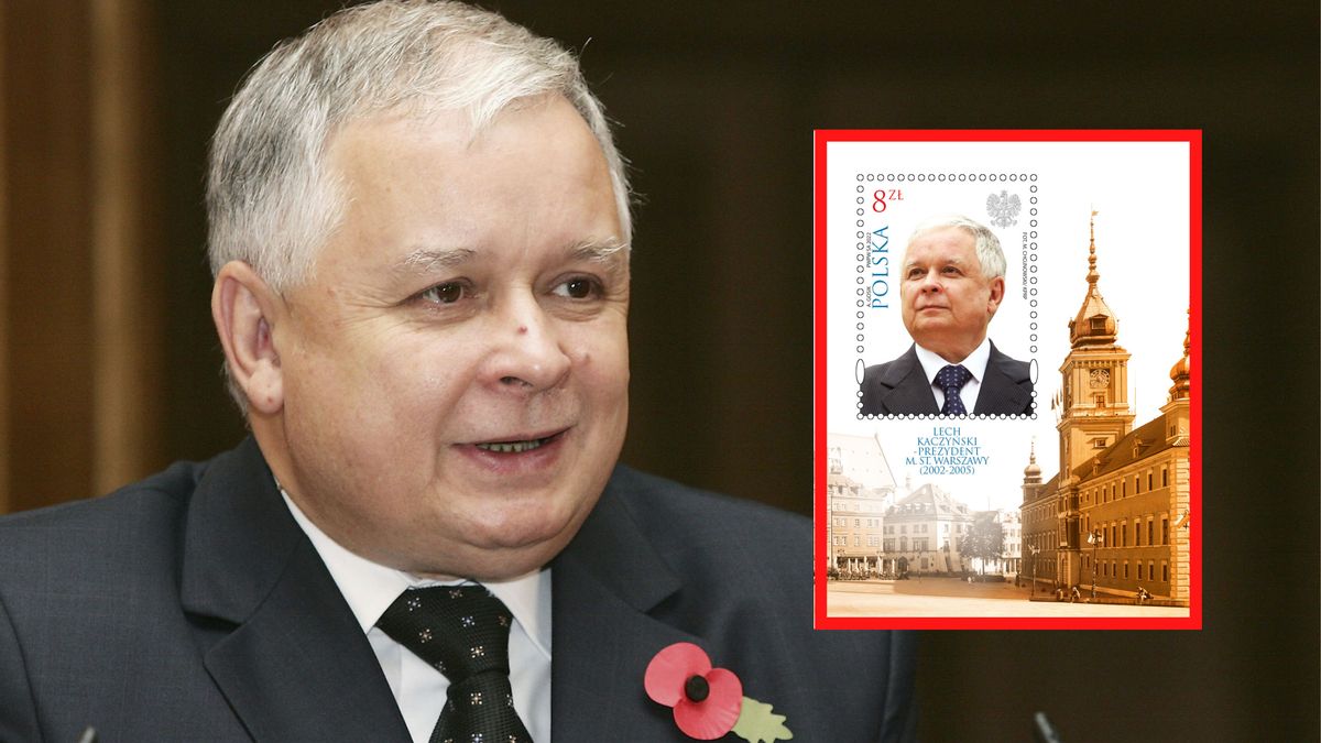 Poczta Polska wprowadziła do obiegu znaczek pocztowy Lechem Kaczyńskim