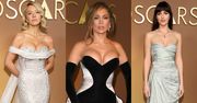 Walka na dekolty na gali Governors Awards: Sydney Sweeney, Jennifer Lopez, Dakota Johnson (ZDJĘCIA)