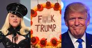 Madonna też się smuci po wyniku wyborów w USA. Z tej okazji spałaszowała tort z napisem "J**AĆ TRUMPA"
