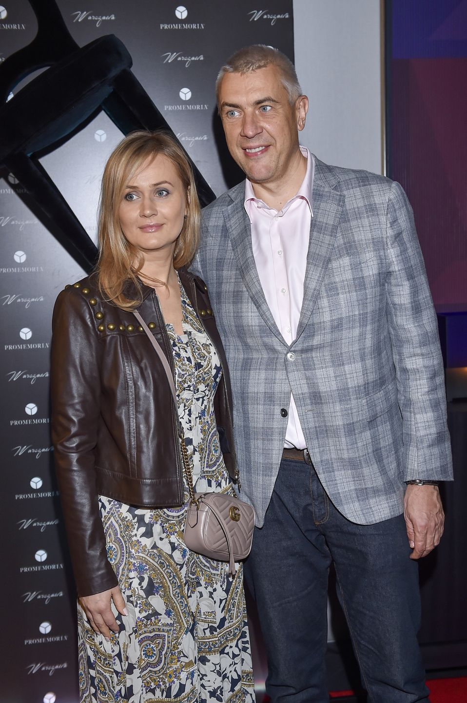 scena z: Roman Giertych, Barbara Giertych, SK:, , fot. Kurnikowski/AKPAmaj 2019, Otwarcie Promemoria Warsaw, Promemoria Warsaw, Roman Giertych, Barbara Giertych