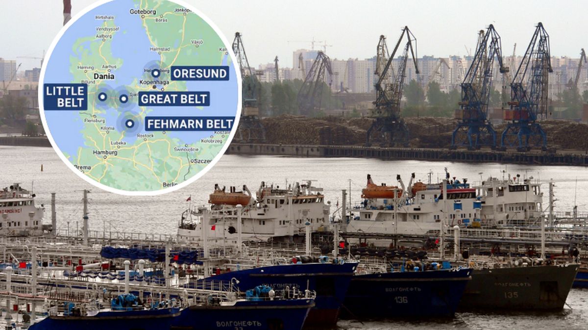 Cieśniny Duńskie mogą stać się pułapką na rosyjską flotę cienia