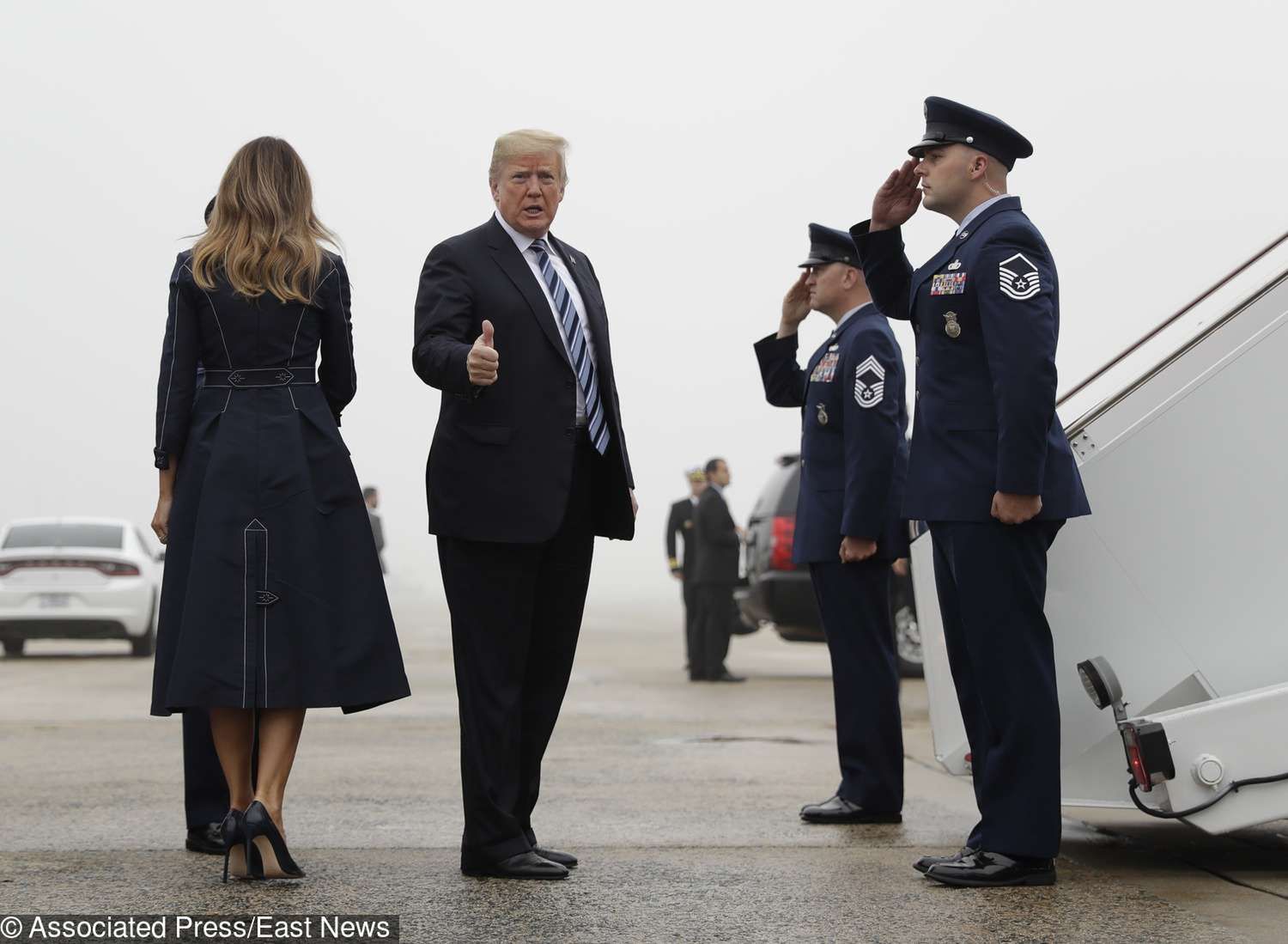 Melania Trump na obchodach 17 rocznicy zamachu terrorystycznego z 11 września 2001 na World Trade Center