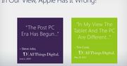 Post-PC versus PC+ – kto ma rację: Apple czy Microsoft?