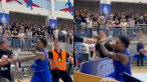 Dantejskie sceny w polskiej lidze! Zawodnik chciał bić się z kibicem