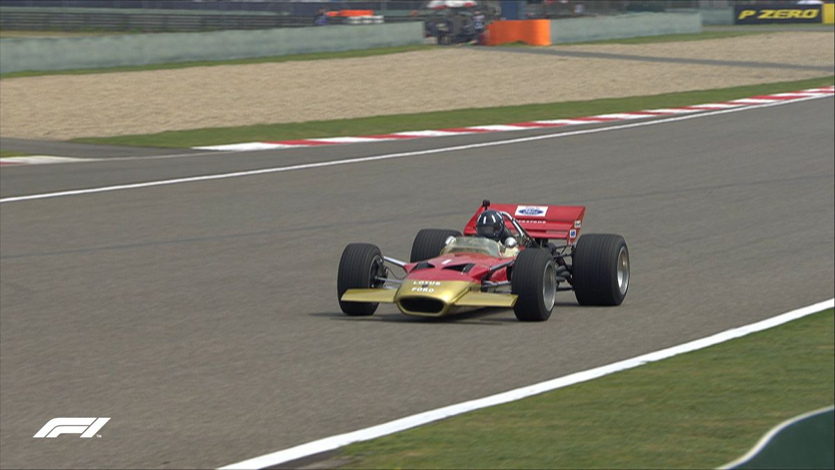 Damon Hill za kierownicą Lotusa