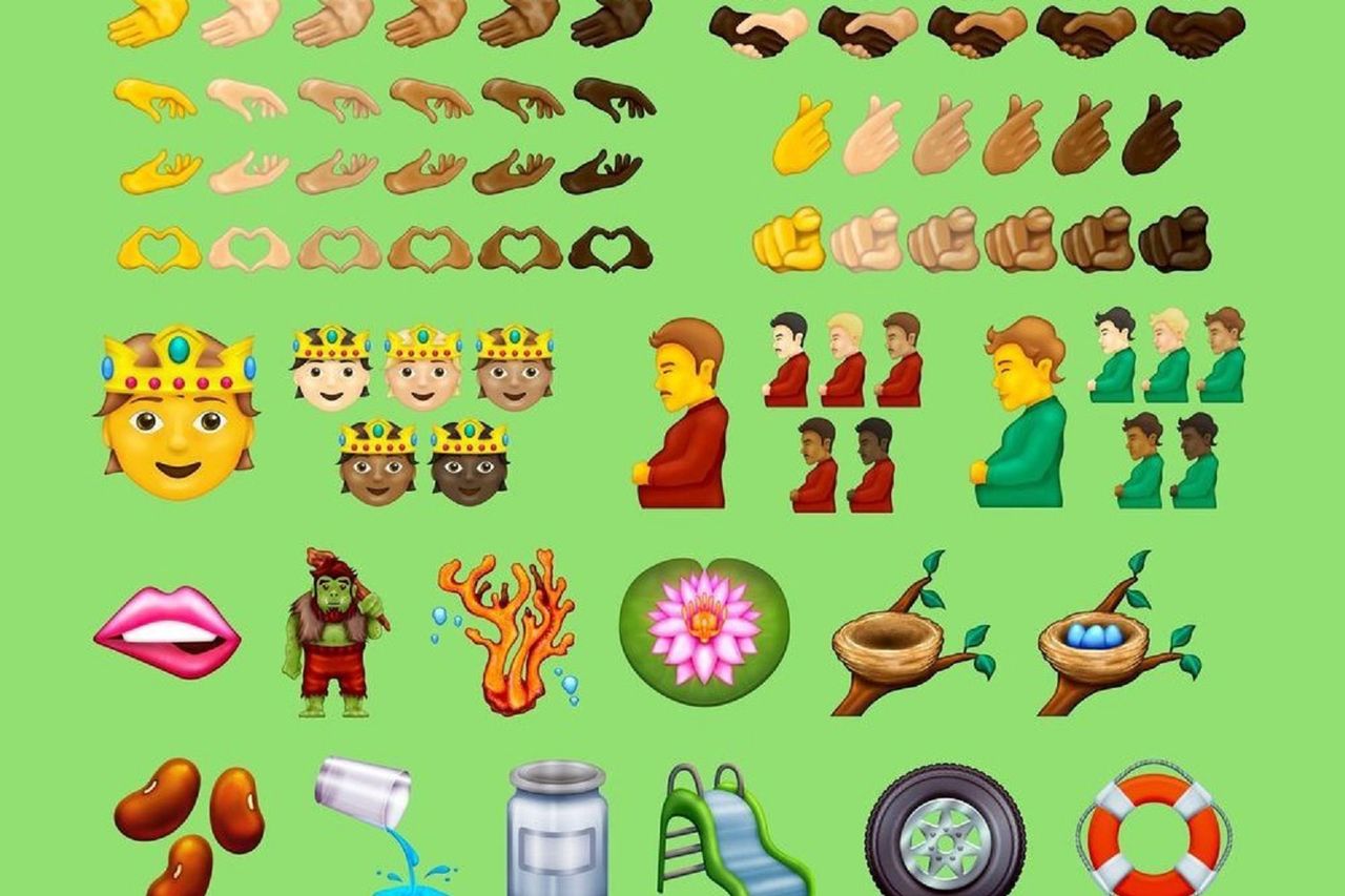 37 nowych emoji w 2022 roku. Wśród nich mężczyzna w ciąży