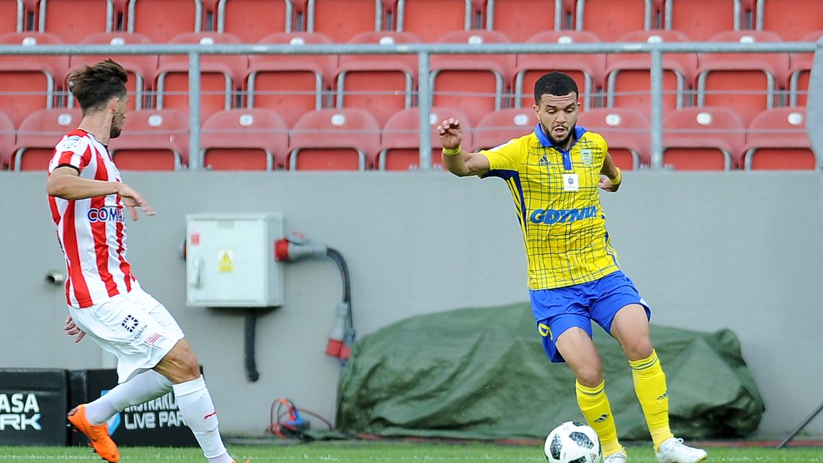 WP SportoweFakty / Krzysztof Porębski / Na zdjęciu: Nabil Aankour (z prawej)